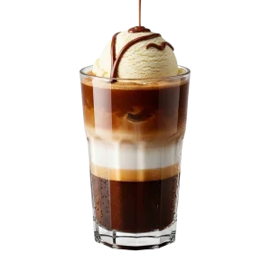 Supreme Mixed Toppings Milk Tea Ice Cream Mocha